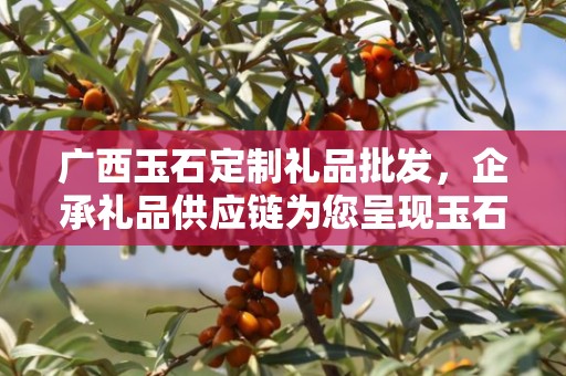 广西玉石定制礼品批发，企承礼品供应链为您呈现玉石艺术的魅力
